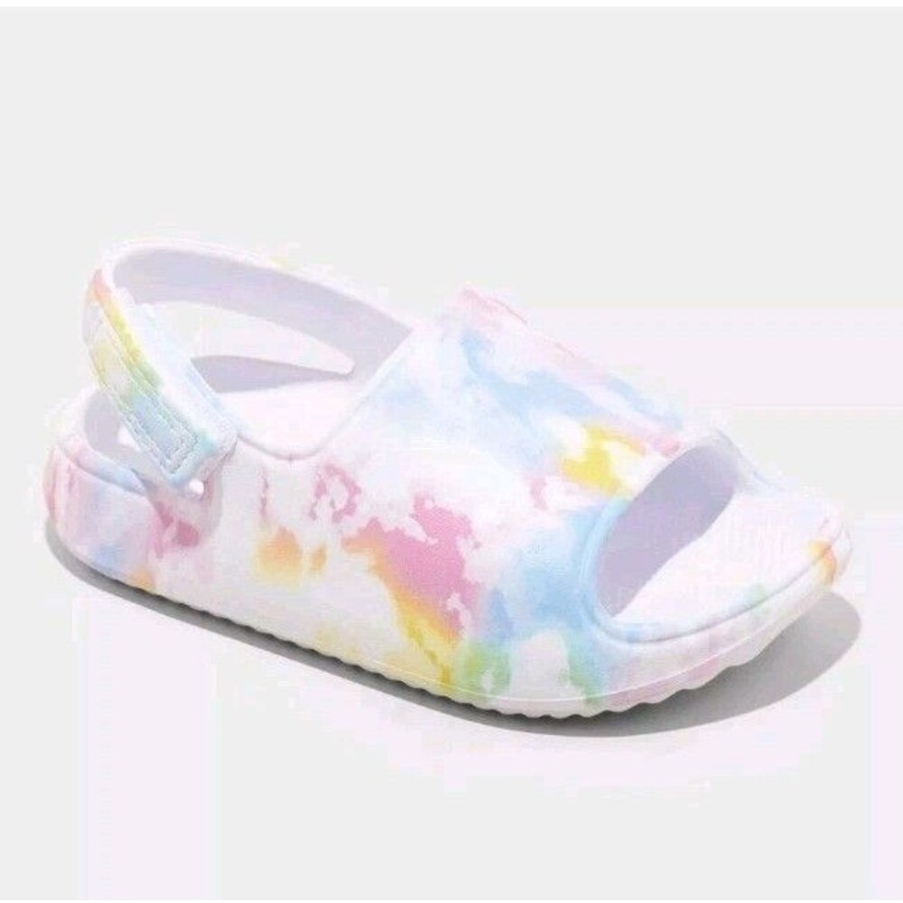 Cat & Jack Toddler Beck Footbed Multicolor Slingback Sandals Size 11